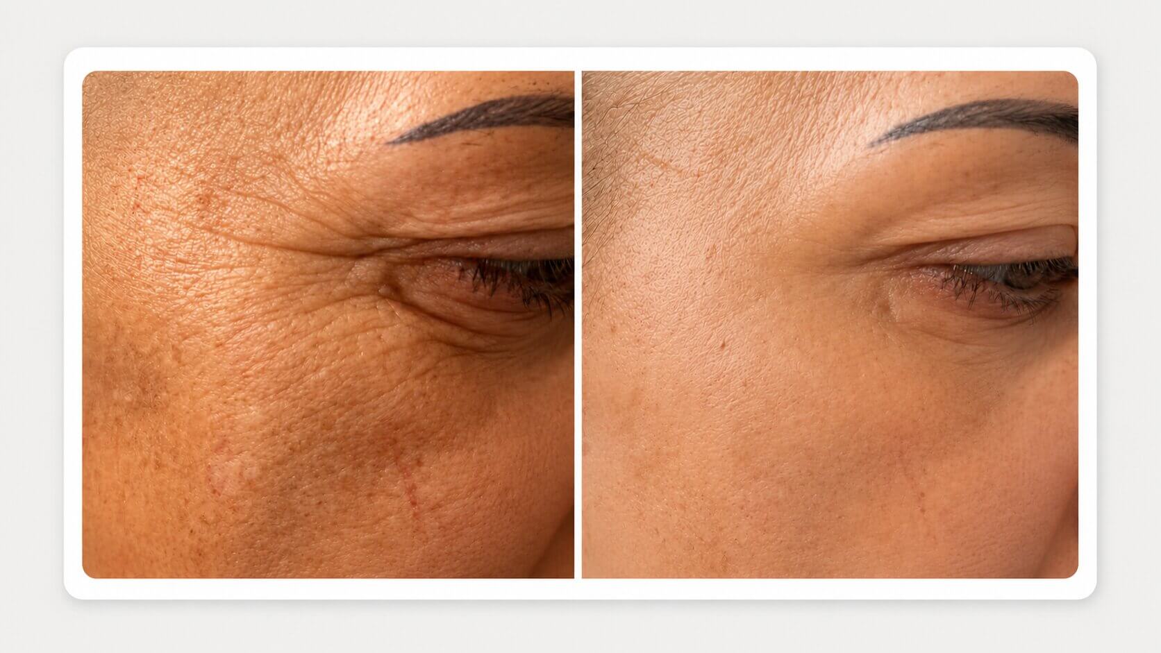 Before and after Endolift treatment
